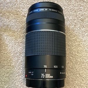 Canon 75-300mm zoom lens